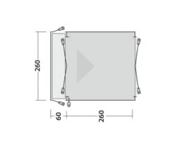 Outwell Milestone Dash Drive Away Awning -Outwell Shop 111099 milestone dash drawing floorplan3