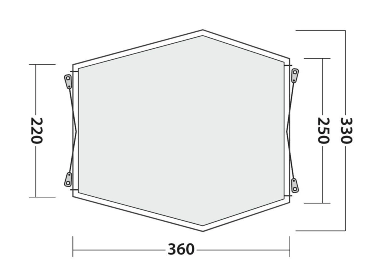 Outwell Woodcrest Drive Away Awning 4 Outwell Woodcrest Drive Away Awning - Image 2