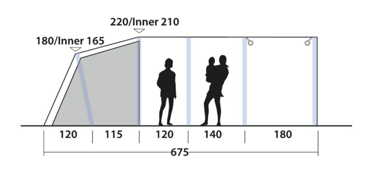 Outwell Birchdale 6PA Tent (2022) 6 Outwell Birchdale 6PA Tent (2022) - Image 4