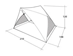 Outwell Formby Beach Shelter -Outwell Shop 111229 beach shelter formby drawing perspective2