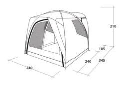 Outwell Beachcrest Drive Away Awning -Outwell Shop 111238 beachcrest drawing perspective2
