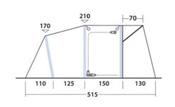 Outwell Blossburg 380 Air Drive Away Awning -Outwell Shop 111242 blossburg 380 air drawing other5