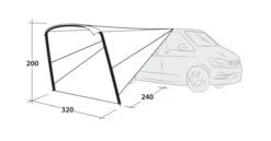 Outwell Touring Canopy Air 14 Outwell Touring Canopy Air -Outwell Shop 111253 touring canopy air drawing perspective2