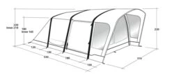Outwell Springville 4SA Tent (2023) -Outwell Shop 111275 springville 4sa drawing perspective2