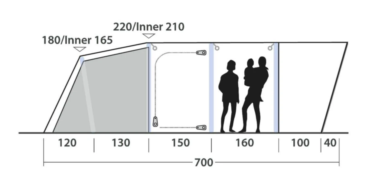 Outwell Springville 6SA Tent (2023) 8 Outwell Springville 6SA Tent (2023) - Image 6