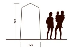 Outwell Seahaven Station Single -Outwell Shop 111287 outwell seahaven comfort station single drawing other4