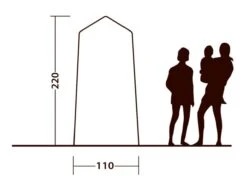 Outwell Seahaven Station Double -Outwell Shop 111288 outwell seahaven comfort station double drawing other5