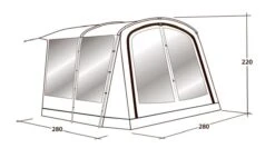 Outwell Universal Awning Size 1 (2022) 12 Outwell Universal Awning Size 1 (2022) -Outwell Shop 111290 universal awning size 1 drawing perspective2