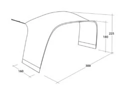 Outwell Lounge Tent Connector M (2023) -Outwell Shop 111342 lounge tent connector m drawing perspective2 page 0001