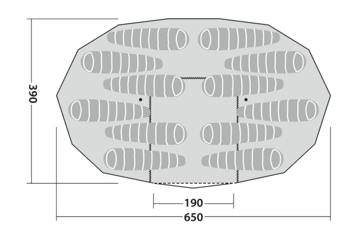 Outwell Robens Klondike Twin Tipi Tent (2023) 9 Outwell Robens Klondike Twin Tipi Tent (2023) - Image 7