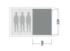 Outwell Lindale 3PA Flat Woven Carpet -Outwell Shop 170857 flat woven carpet lindale 3pa drawing floorplan2