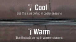 Outwell Contour Supreme Coffee Sleeping Bag -Outwell Shop 230369 contour supreme coffee feature photo18