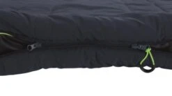 Outwell Camper Lux "L" Sleeping Bag Deep Blue (2023) -Outwell Shop 230392 camper lux left side zipper feature photo2